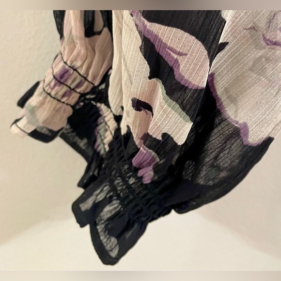 Lauren Ralph Lauren Floral Fit & Flare Black Multi. Size 6 Regular. $185 💕NWT - Picture 4 of 14